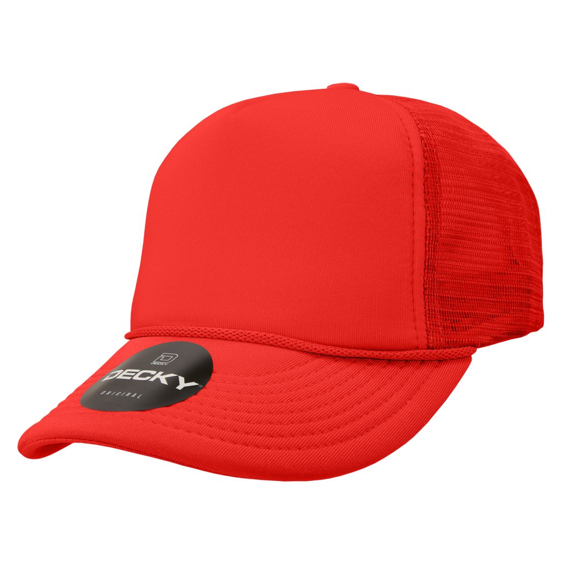 Decky 211 Foam Mesh Trucker Snapback Hats High Profile 5 Panel Caps Blank Wholesale