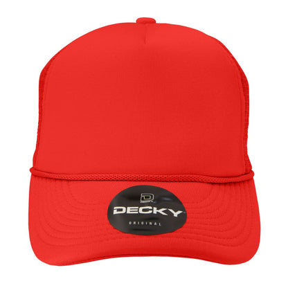 Decky 211 Foam Mesh Trucker Snapback Hats High Profile 5 Panel Caps Blank Wholesale