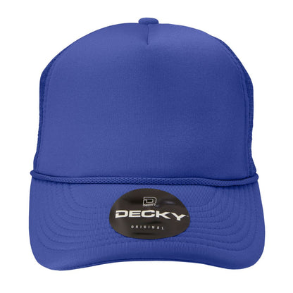 Decky 211 Foam Mesh Trucker Snapback Hats High Profile 5 Panel Caps Blank Wholesale