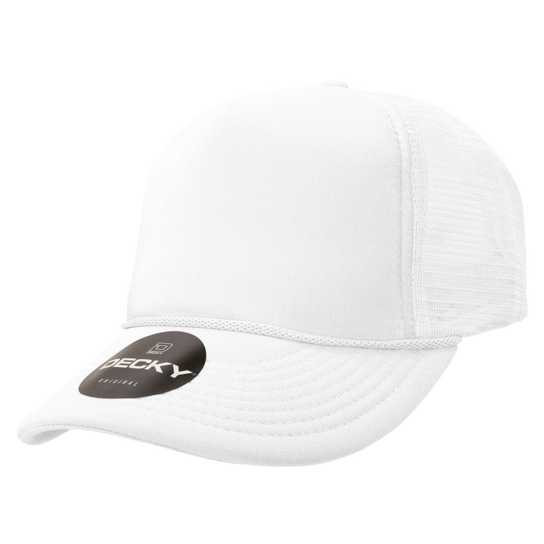 Decky 211 Foam Mesh Trucker Snapback Hats High Profile 5 Panel Caps Blank Wholesale