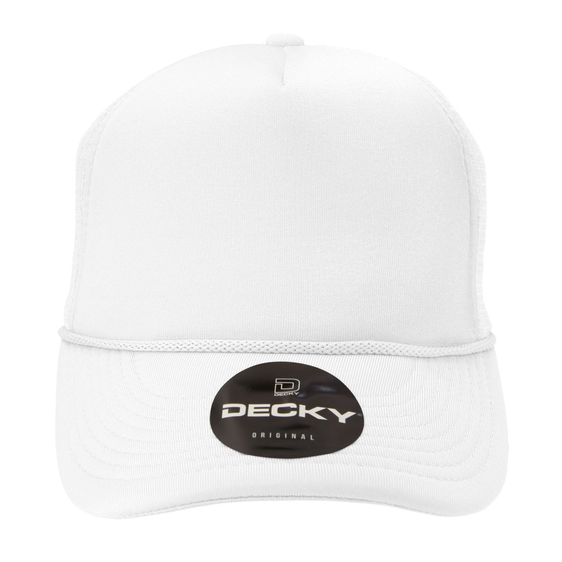 Decky 211 Foam Mesh Trucker Snapback Hats High Profile 5 Panel Caps Blank Wholesale
