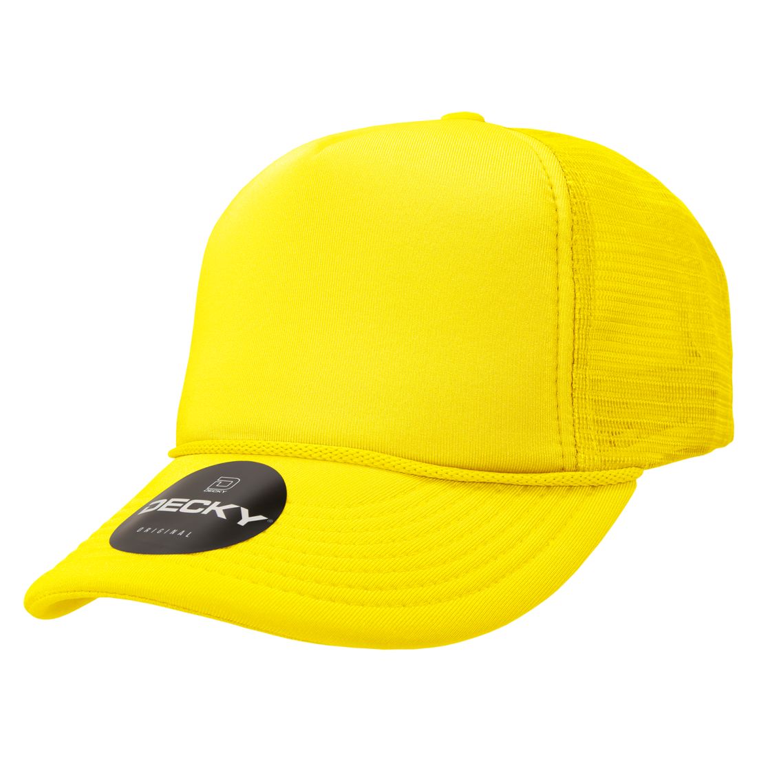Decky 211 Foam Mesh Trucker Snapback Hats High Profile 5 Panel Caps Blank Wholesale