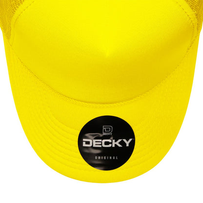 Decky 211 Foam Mesh Trucker Snapback Hats High Profile 5 Panel Caps Blank Wholesale