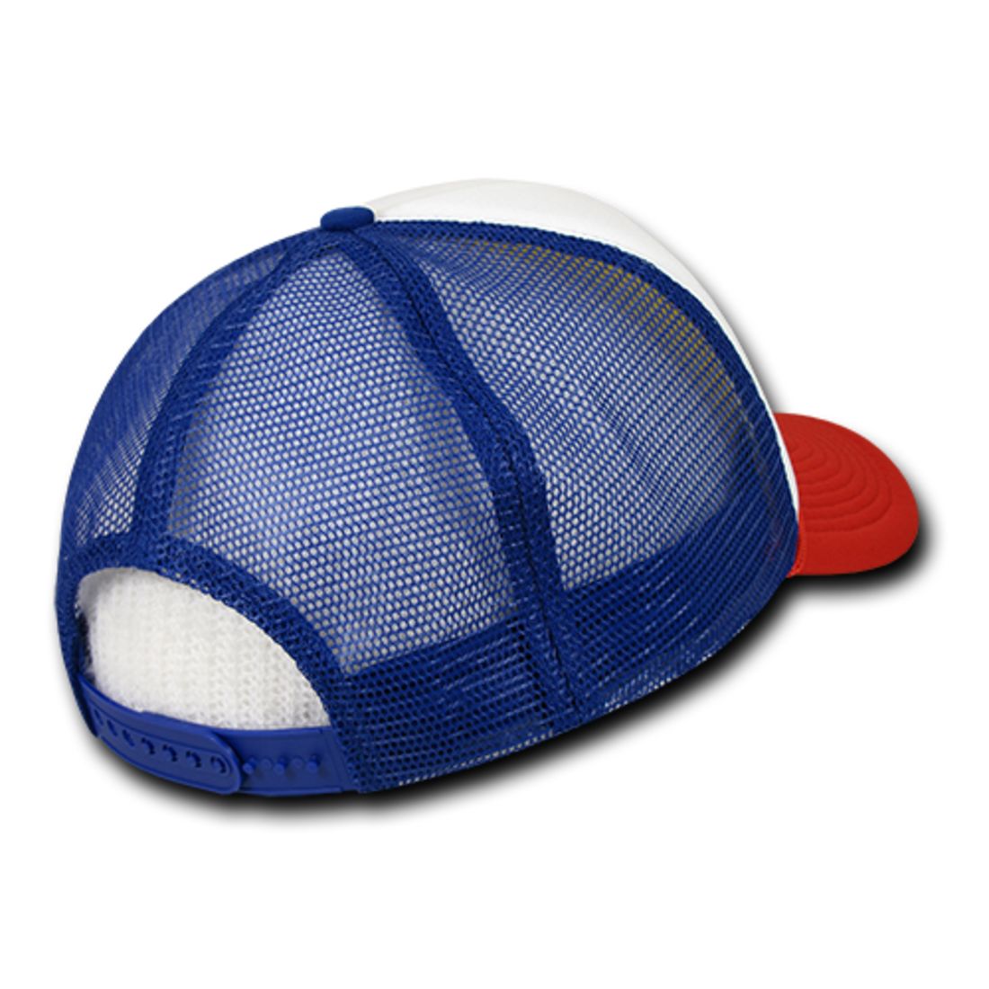 Decky 212 Two Tone Foam Mesh Trucker Snapback Hats High Profile 5 Panel Caps Wholesale