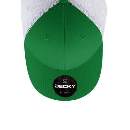 Decky 214 Low Profile Mesh Trucker Golf Hats 6 Panel Curved Bill Baseball Caps Wholesale