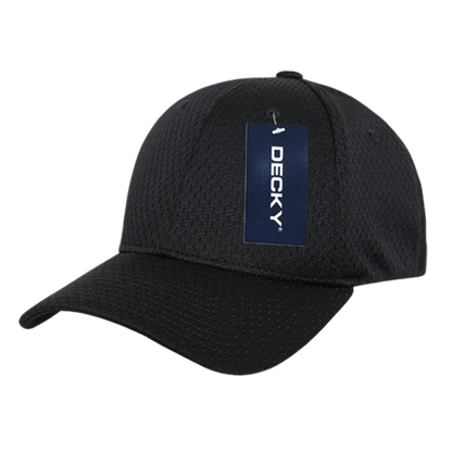 Decky 215 Mesh Jersey Flex Hats High Profile Dad Baseball Caps Curved Bill Wholesale