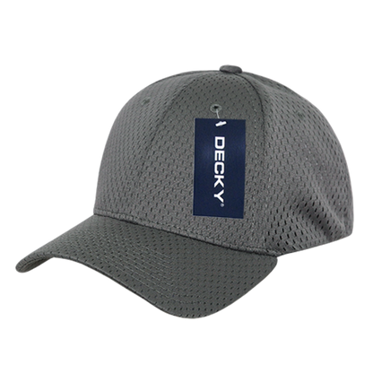 Decky 215 Mesh Jersey Flex Hats High Profile Dad Baseball Caps Curved Bill Wholesale