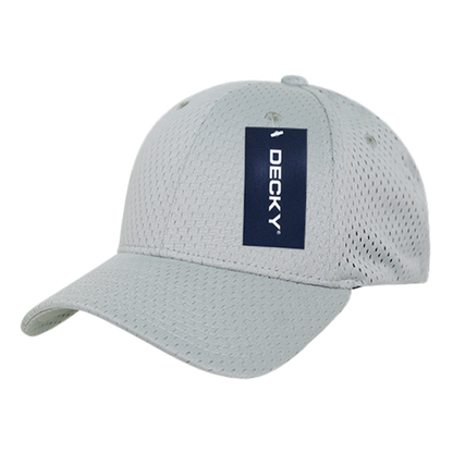 Decky 215 Mesh Jersey Flex Hats High Profile Dad Baseball Caps Curved Bill Wholesale