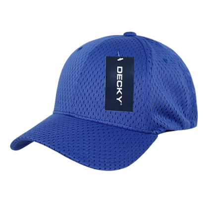 Decky 215 Mesh Jersey Flex Hats High Profile Dad Baseball Caps Curved Bill Wholesale