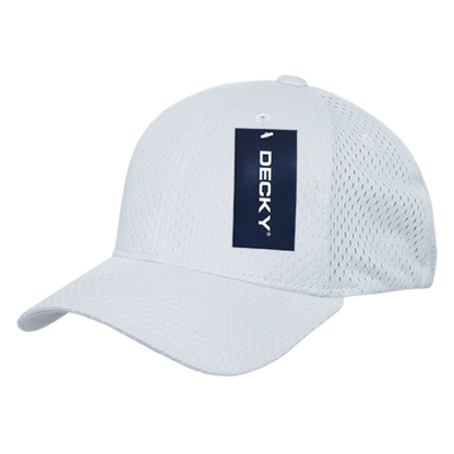 Decky 215 Mesh Jersey Flex Hats High Profile Dad Baseball Caps Curved Bill Wholesale