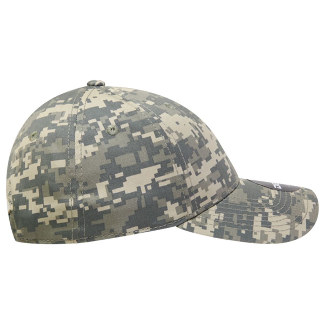 Decky 217 Structured Camouflage Hats Low Profile 6 Panel Curved Bill Caps