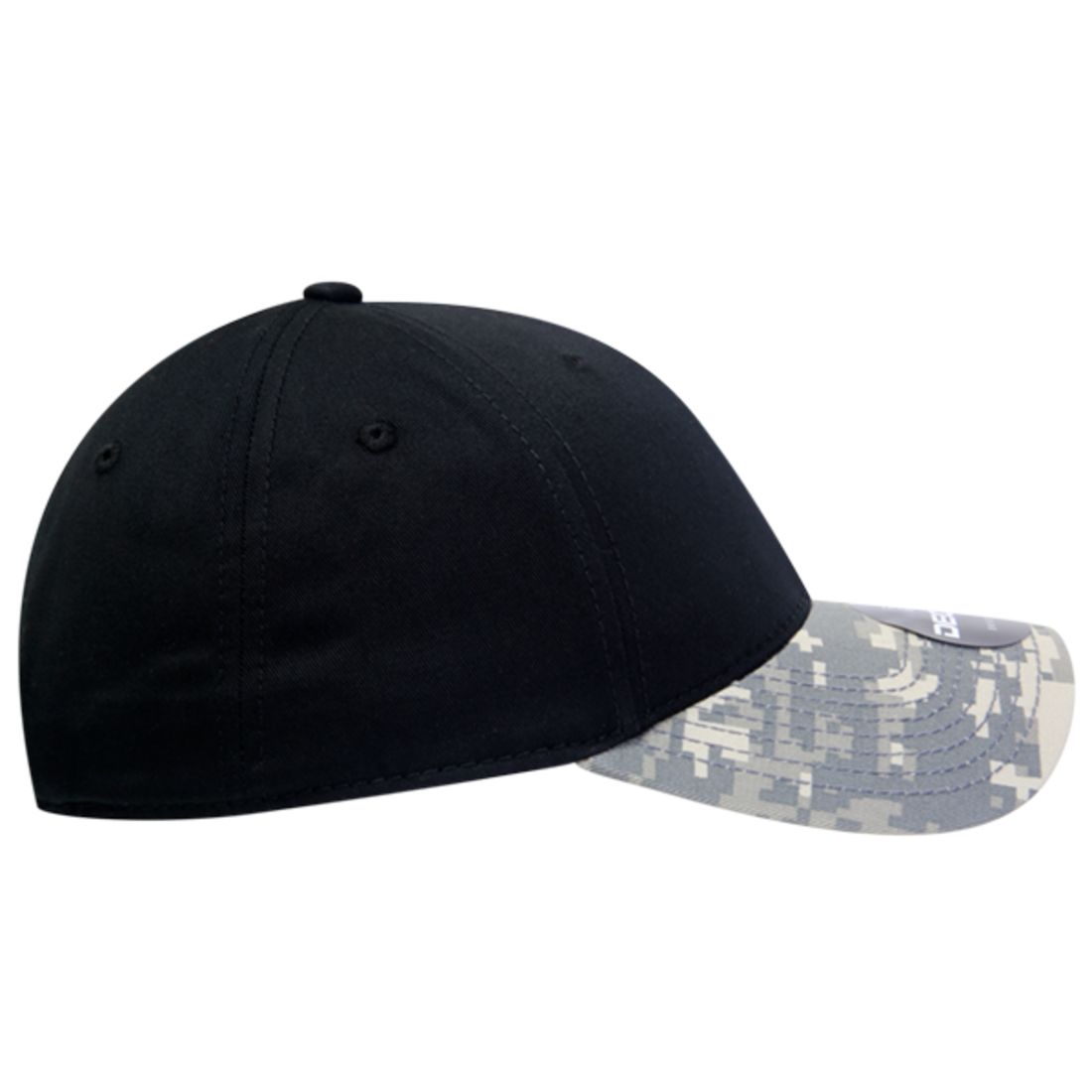 Decky 217 Structured Camouflage Hats Low Profile 6 Panel Curved Bill Caps