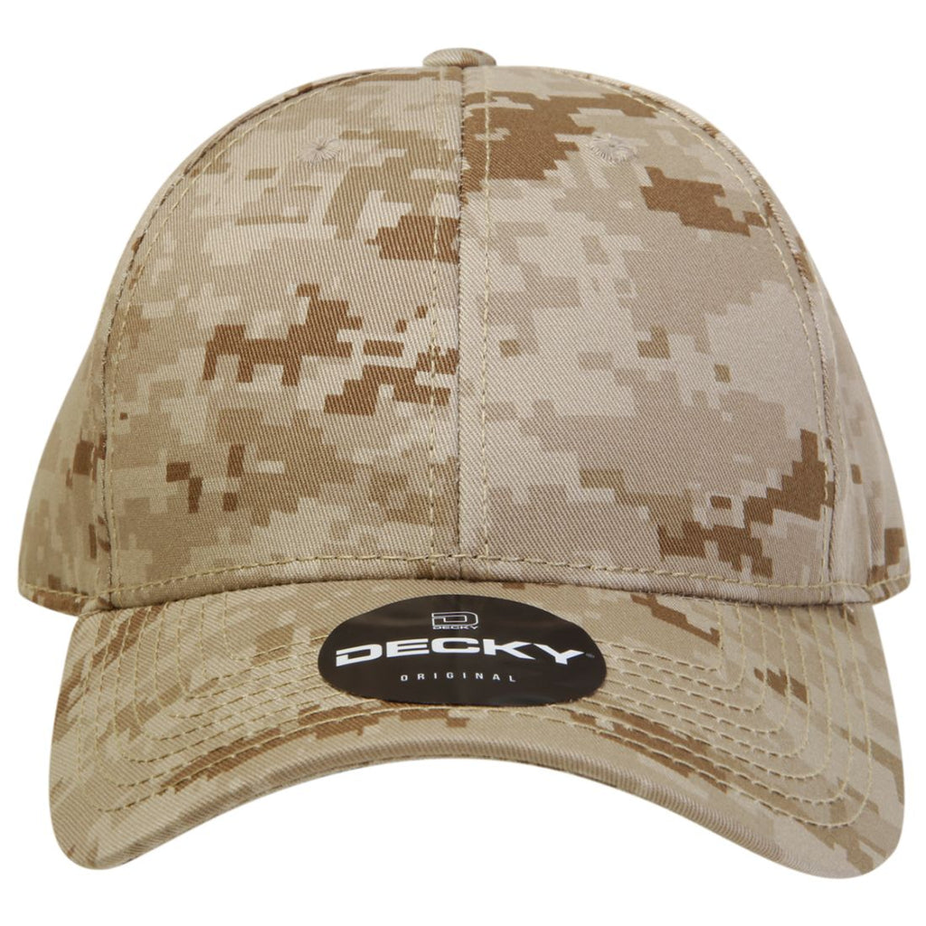 Decky 217 Structured Camouflage Hats Low Profile 6 Panel Curved Bill C