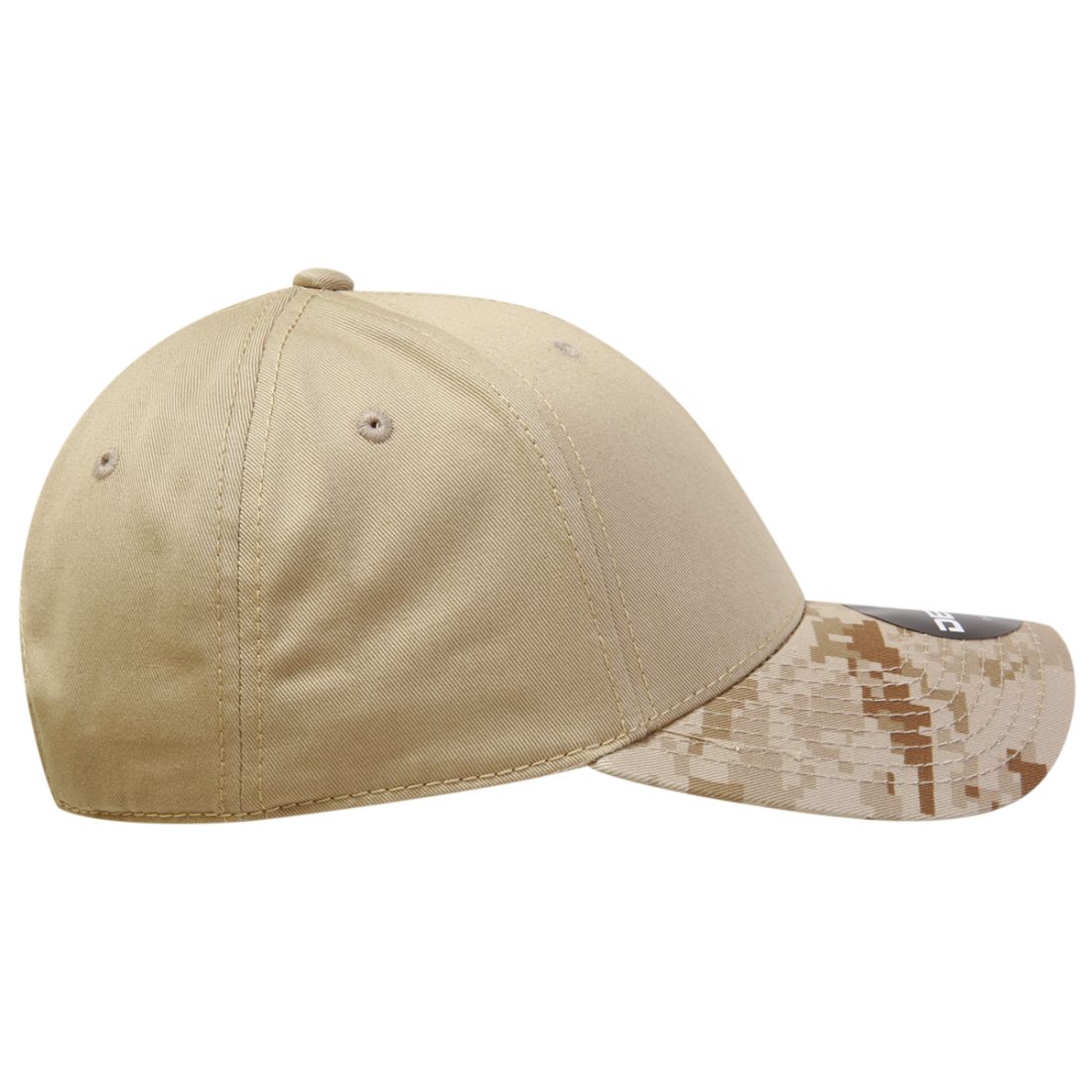 Decky 217 Structured Camouflage Hats Low Profile 6 Panel Curved Bill Caps