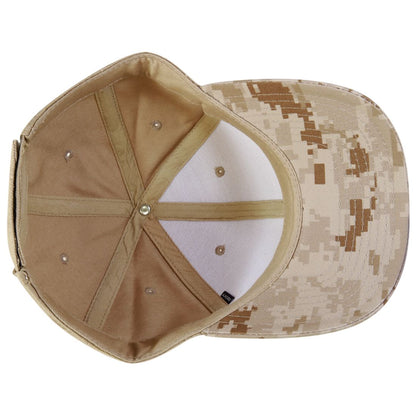 Decky 217 Structured Camouflage Hats Low Profile 6 Panel Curved Bill Caps