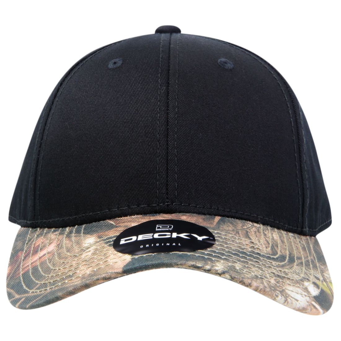 Decky 217 Structured Camouflage Hats Low Profile 6 Panel Curved Bill Caps