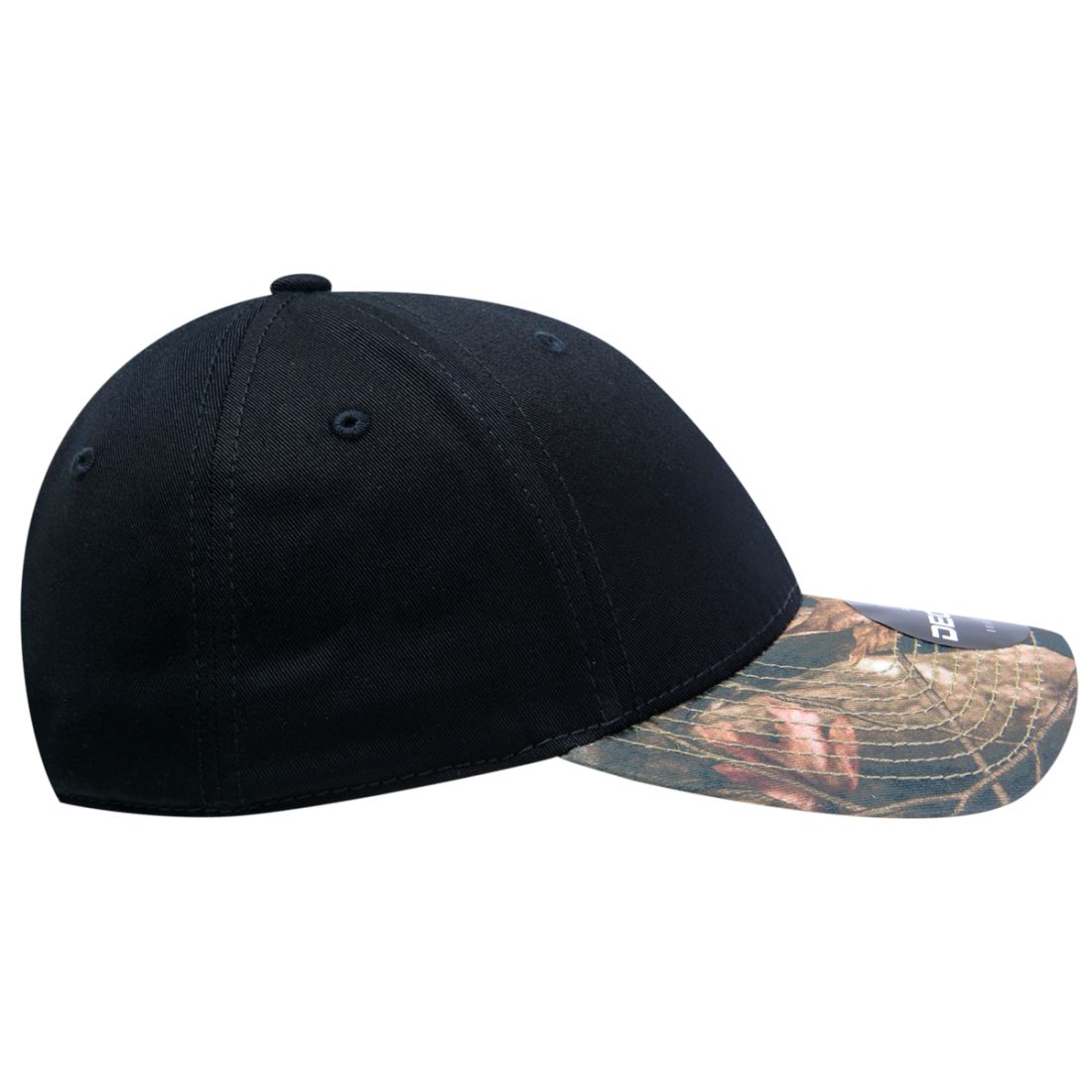 Decky 217 Structured Camouflage Hats Low Profile 6 Panel Curved Bill Caps