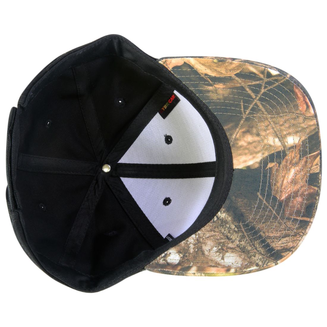 Decky 217 Structured Camouflage Hats Low Profile 6 Panel Curved Bill Caps