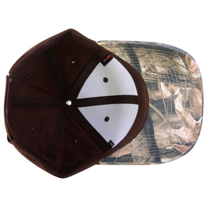 Decky 217 Structured Camouflage Hats Low Profile 6 Panel Curved Bill Caps