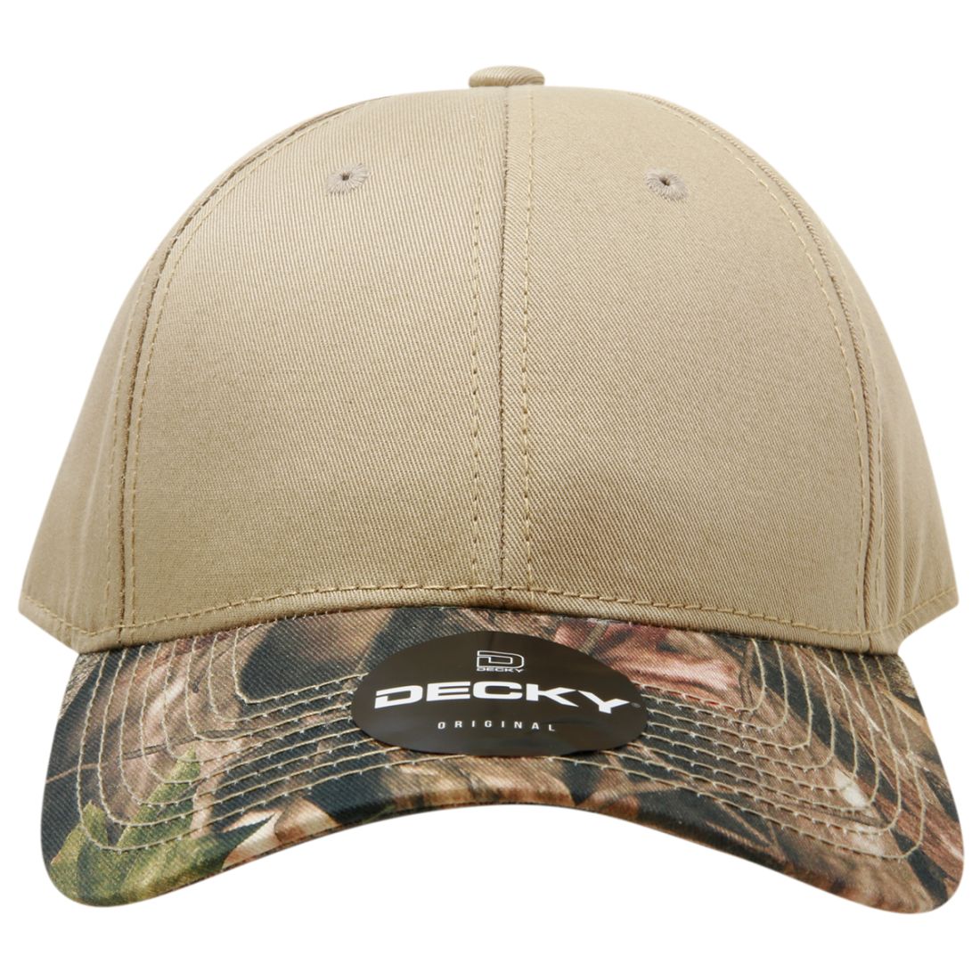 Decky 217 Structured Camouflage Hats Low Profile 6 Panel Curved Bill Caps