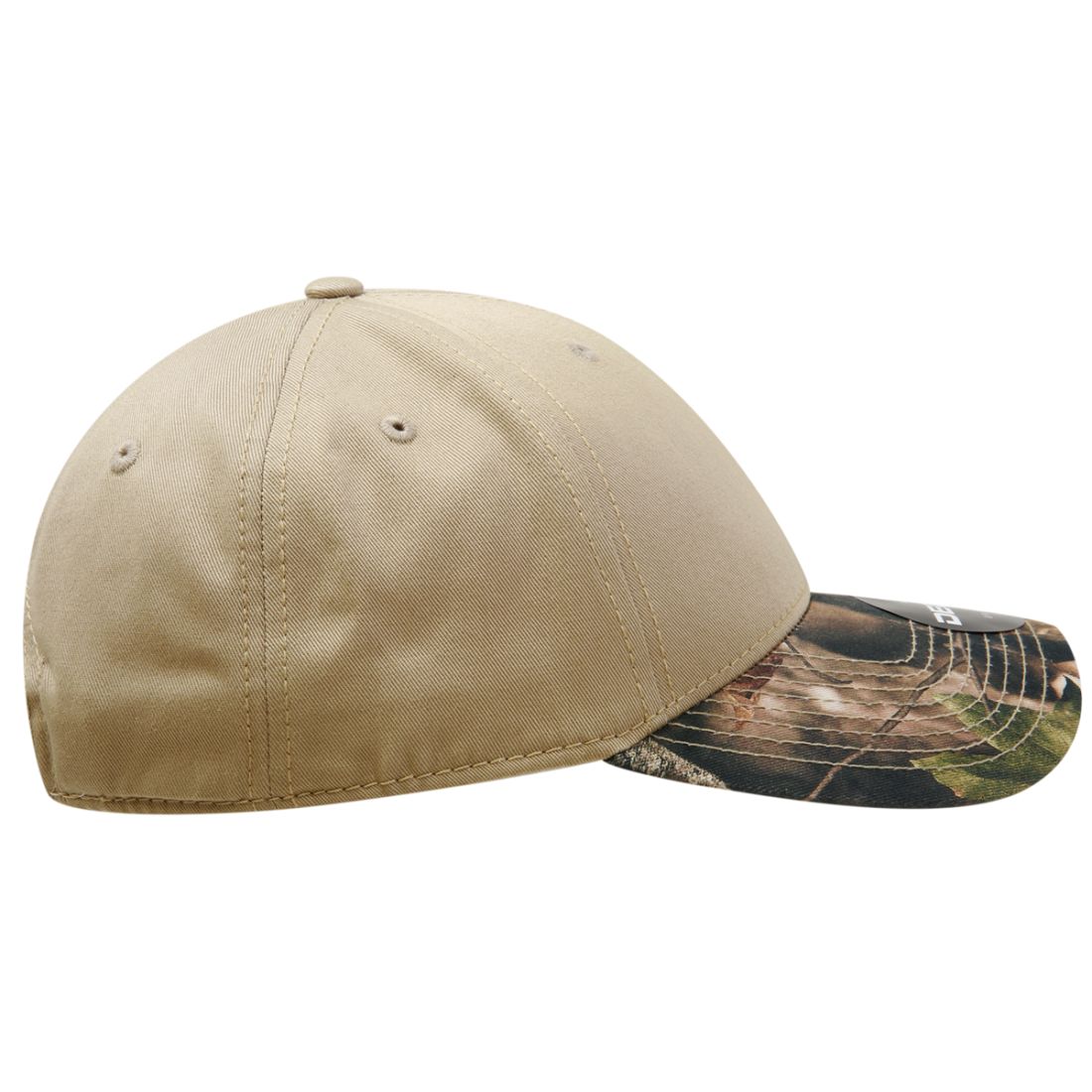 Decky 217 Structured Camouflage Hats Low Profile 6 Panel Curved Bill Caps