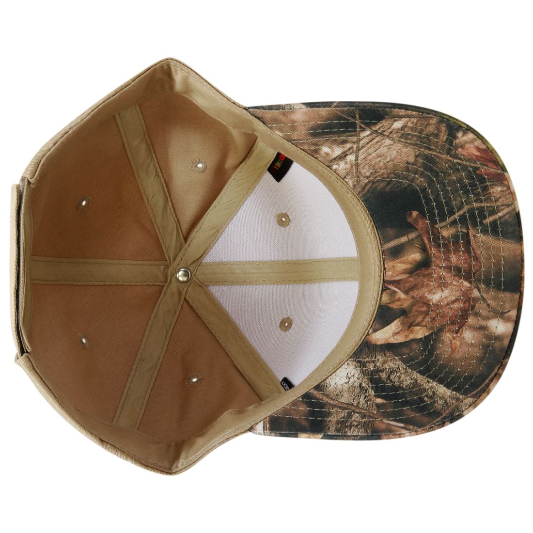 Decky 217 Structured Camouflage Hats Low Profile 6 Panel Curved Bill Caps