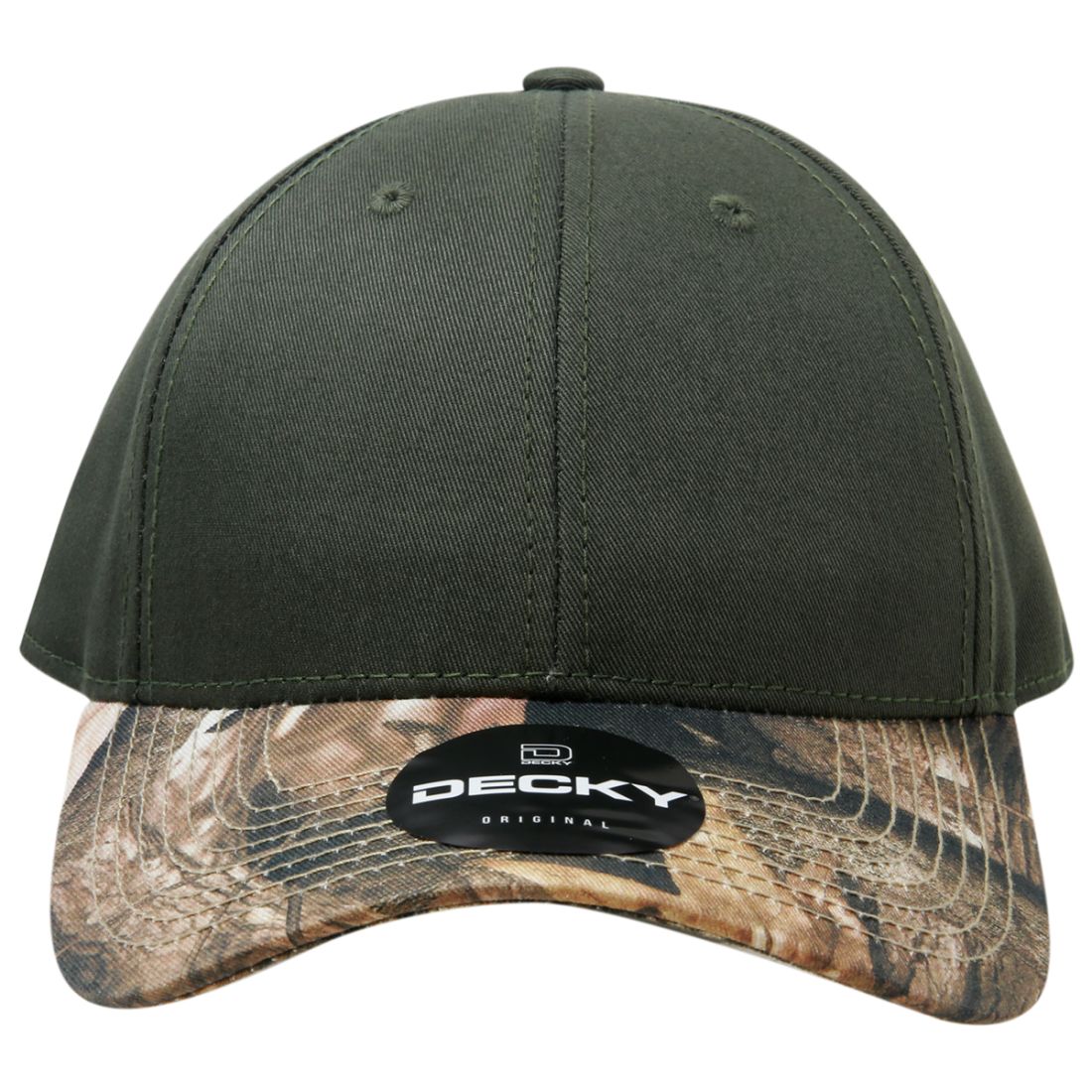 Decky 217 Structured Camouflage Hats Low Profile 6 Panel Curved Bill Caps