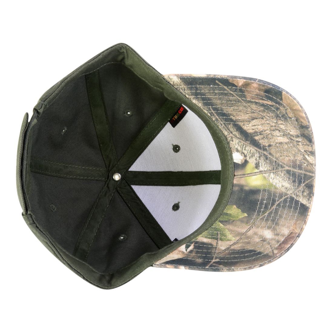 Decky 217 Structured Camouflage Hats Low Profile 6 Panel Curved Bill Caps