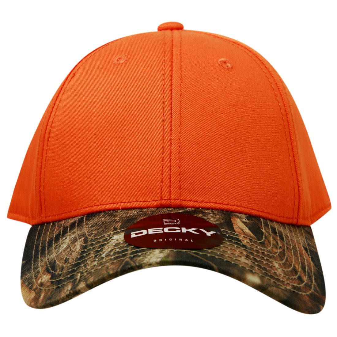 Decky 217 Structured Camouflage Hats Low Profile 6 Panel Curved Bill Caps
