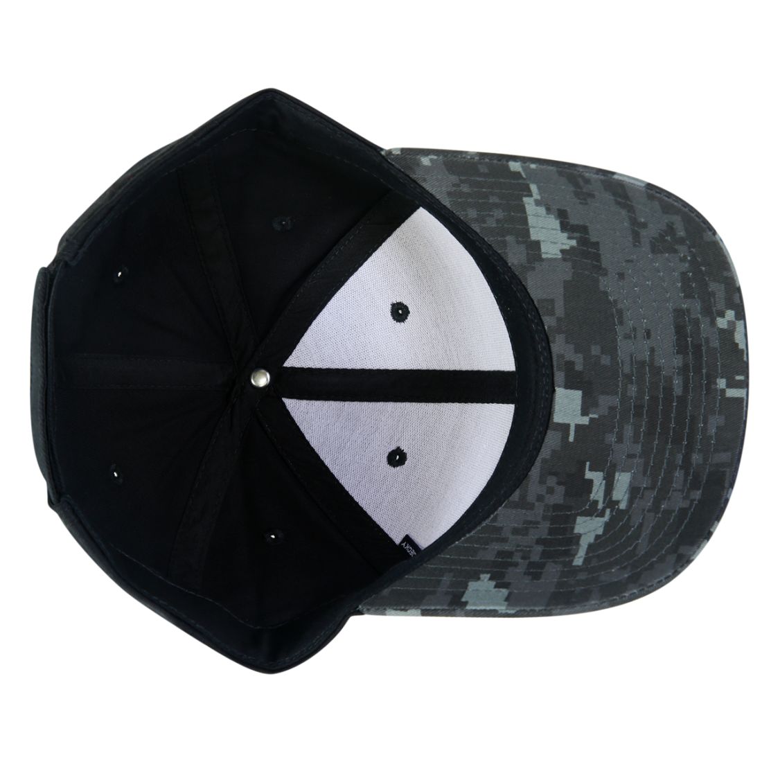 Decky 217 Structured Camouflage Hats Low Profile 6 Panel Curved Bill Caps
