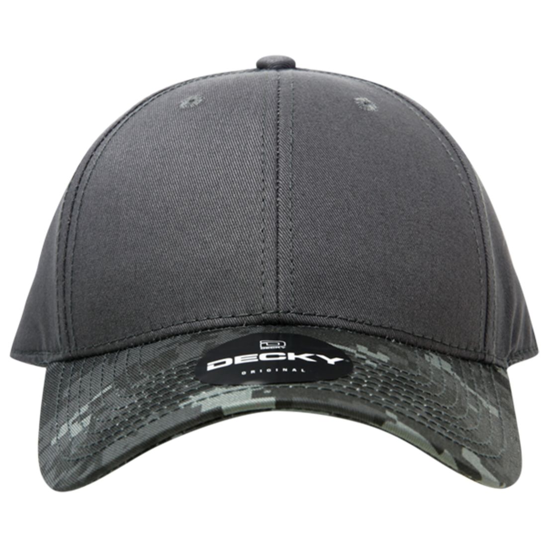 Decky 217 Structured Camouflage Hats Low Profile 6 Panel Curved Bill Caps