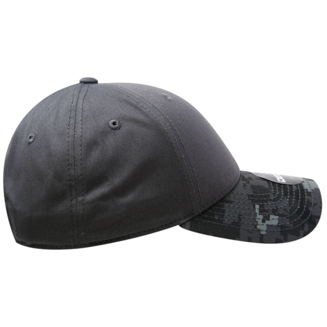 Decky 217 Structured Camouflage Hats Low Profile 6 Panel Curved Bill Caps