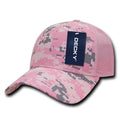 Decky 218 Structured Camo Trucker Hats Low Profile 6 Panel Curved Bill Caps Wholesale