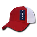 Decky 219 Aero Mesh Flex Hats Low Profile 6 Panel Baseball Caps Structured Wholesale