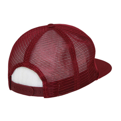 Decky 223 Solid Foam Trucker Hats High Profile 5 Panel Flat Bill Caps Blank Wholesale