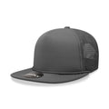 Decky 223 Solid Foam Trucker Hats High Profile 5 Panel Flat Bill Caps Blank Wholesale