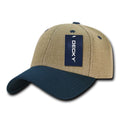 Decky 230 Jute Low Crown Hats 6 Panel Dad Baseball Caps Structured Wholesale