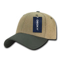 Decky 230 Jute Low Crown Hats 6 Panel Dad Baseball Caps Structured Wholesale