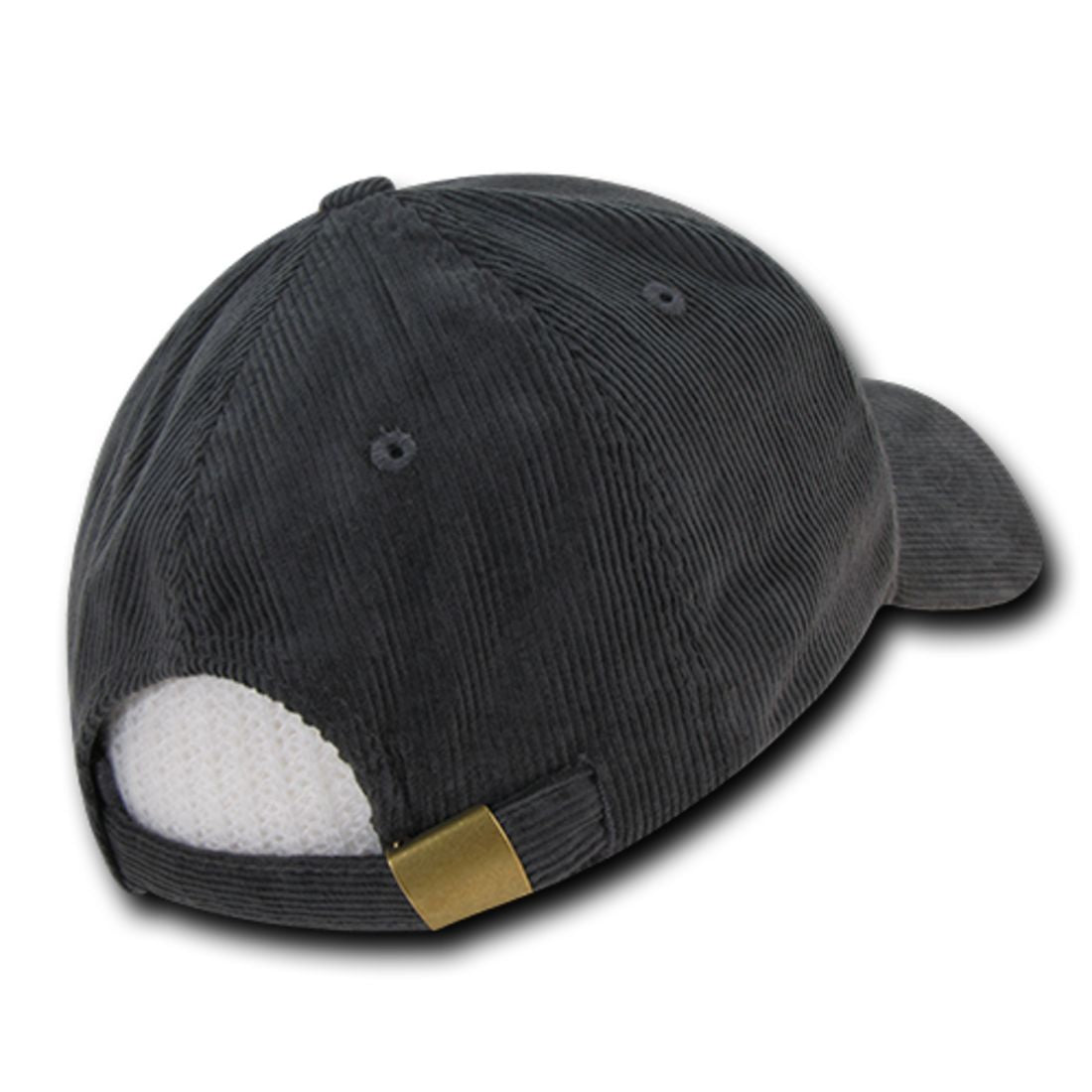 Decky 231 Corduroy Hats Low Crown 6 Panel Curved Bill Dad