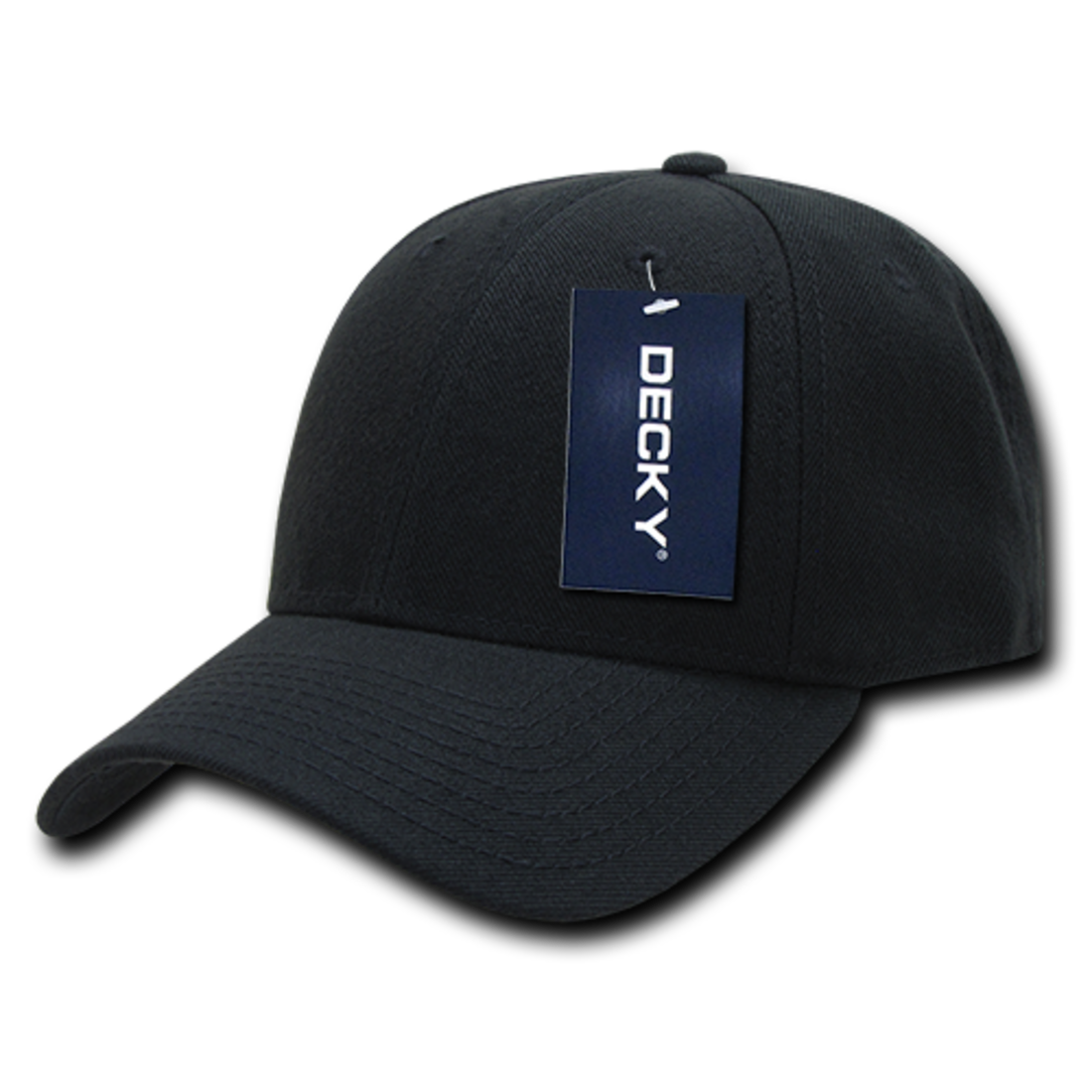 Decky 234 Structured Acrylic Low Crown Hats Curved Bill Dad Baseball Caps Wholesale