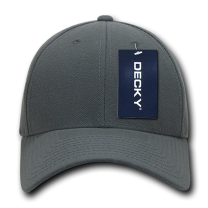 Decky 234 Structured Acrylic Low Crown Hats Curved Bill Dad Baseball Caps Wholesale