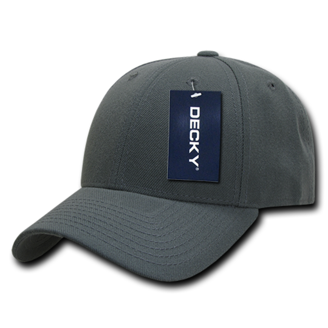 Decky 234 Structured Acrylic Low Crown Hats Curved Bill Dad Baseball Caps Wholesale