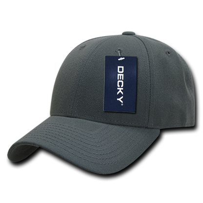 Decky 234 Structured Acrylic Low Crown Hats Curved Bill Dad Baseball Caps Wholesale