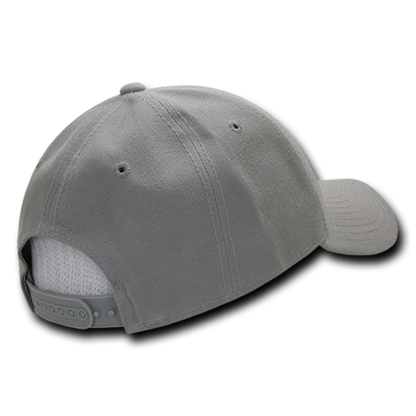 Decky 234 Structured Acrylic Low Crown Hats Curved Bill Dad Baseball Caps Wholesale
