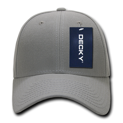 Decky 234 Structured Acrylic Low Crown Hats Curved Bill Dad Baseball Caps Wholesale