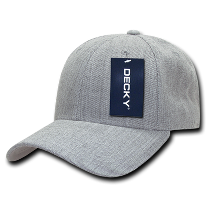Decky 234 Structured Acrylic Low Crown Hats Curved Bill Dad Baseball Caps Wholesale