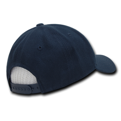 Decky 234 Structured Acrylic Low Crown Hats Curved Bill Dad Baseball Caps Wholesale