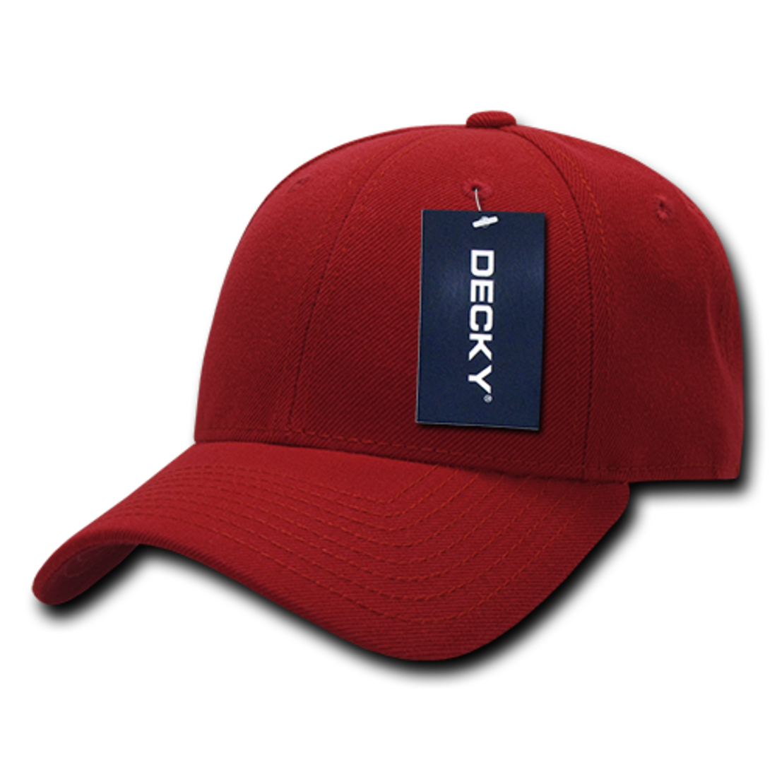 Decky 234 Structured Acrylic Low Crown Hats Curved Bill Dad Baseball Caps Wholesale