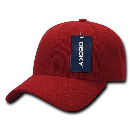 Decky 234 Structured Acrylic Low Crown Hats Curved Bill Dad Baseball Caps Wholesale