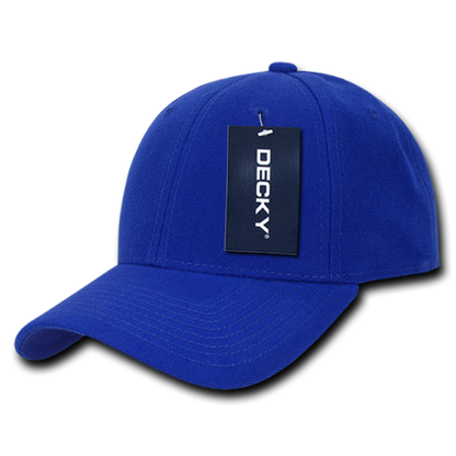 Decky 234 Structured Acrylic Low Crown Hats Curved Bill Dad Baseball Caps Wholesale